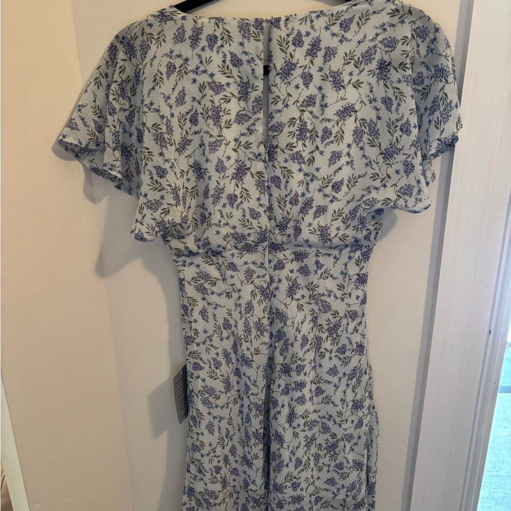 Lush Light Blue Lilac Floral Dress Size Small NWT - Picture 5 of 13